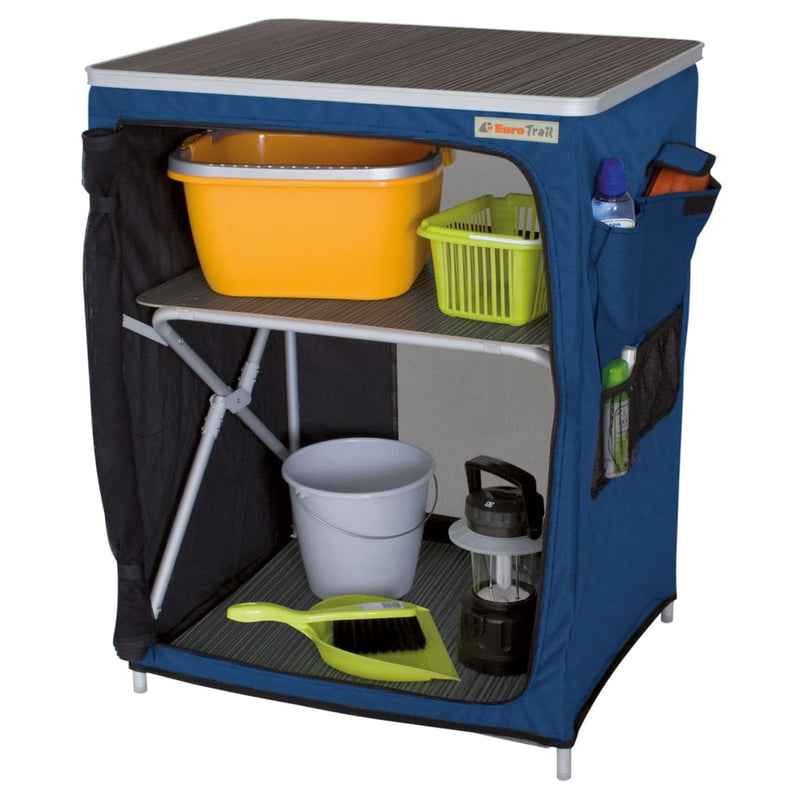 Load image into Gallery viewer, Eurotrail campingkast vallou 67x53x86 cm blue
