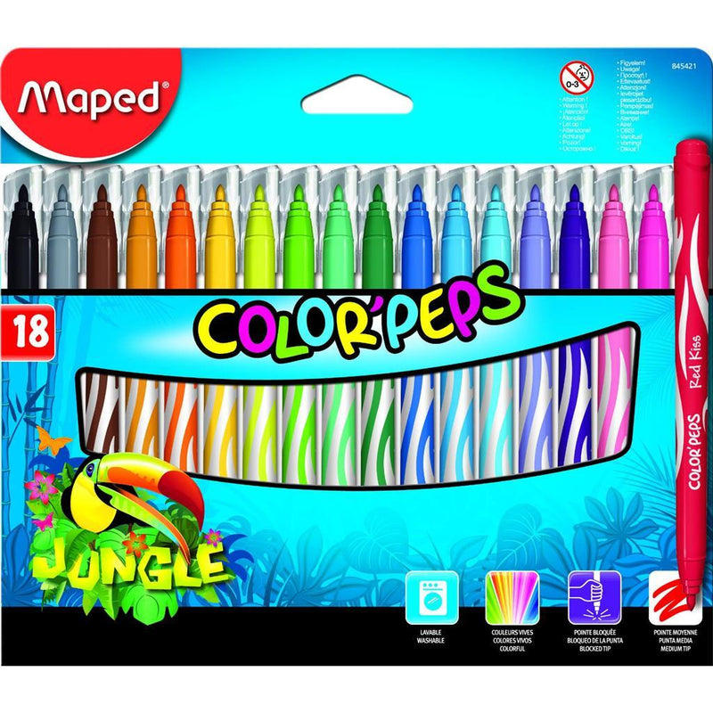 Load image into Gallery viewer, Maped Maped Blowart Pen + 18 Viltstiften