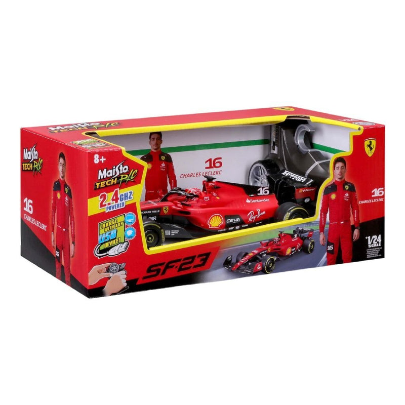 Load image into Gallery viewer, Overige merken maisto tech rc ferrari leclerc sf23 1:24