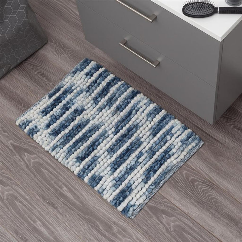 Load image into Gallery viewer, Sealskin vintage badmat 50x80 cm blauw