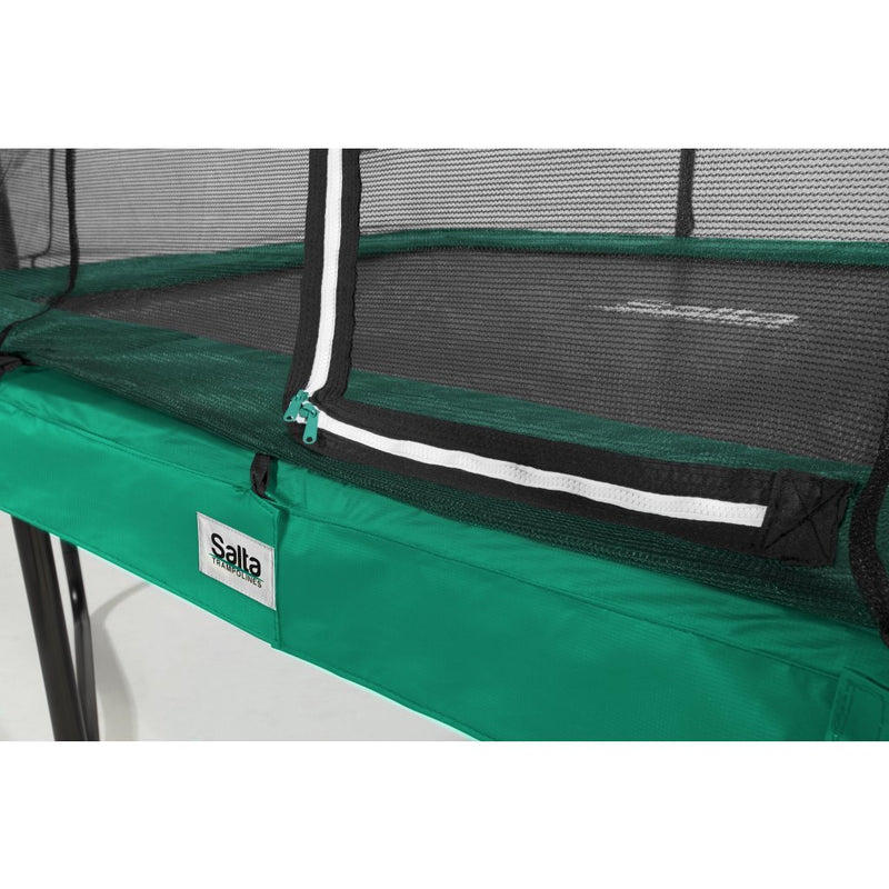 Load image into Gallery viewer, Salta 5091g comfort edition trampoline 153x214 cm + veiligheidsnet groen