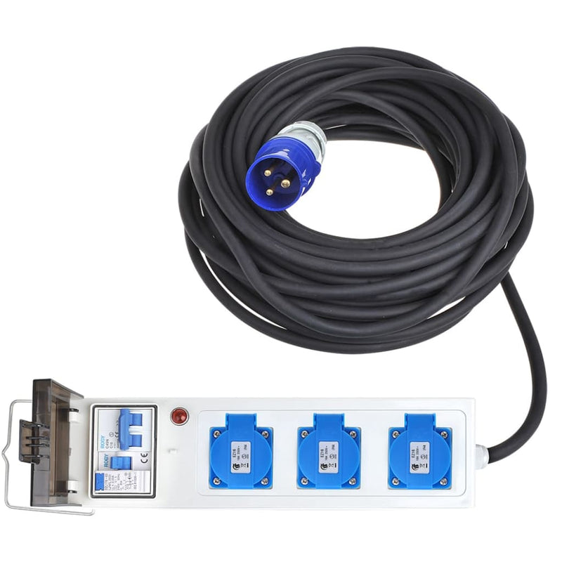 Load image into Gallery viewer, ProPlus Voedingseenheid voor tent aanhanger 3xSchuko 10 m