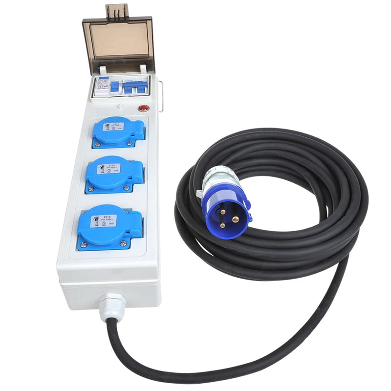 Load image into Gallery viewer, ProPlus Voedingseenheid voor tent aanhanger 3xSchuko 10 m