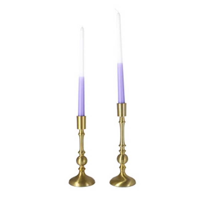 Load image into Gallery viewer, Overige merken dip dye kaars wax lila 30,5x2,2 cm 4 stuks