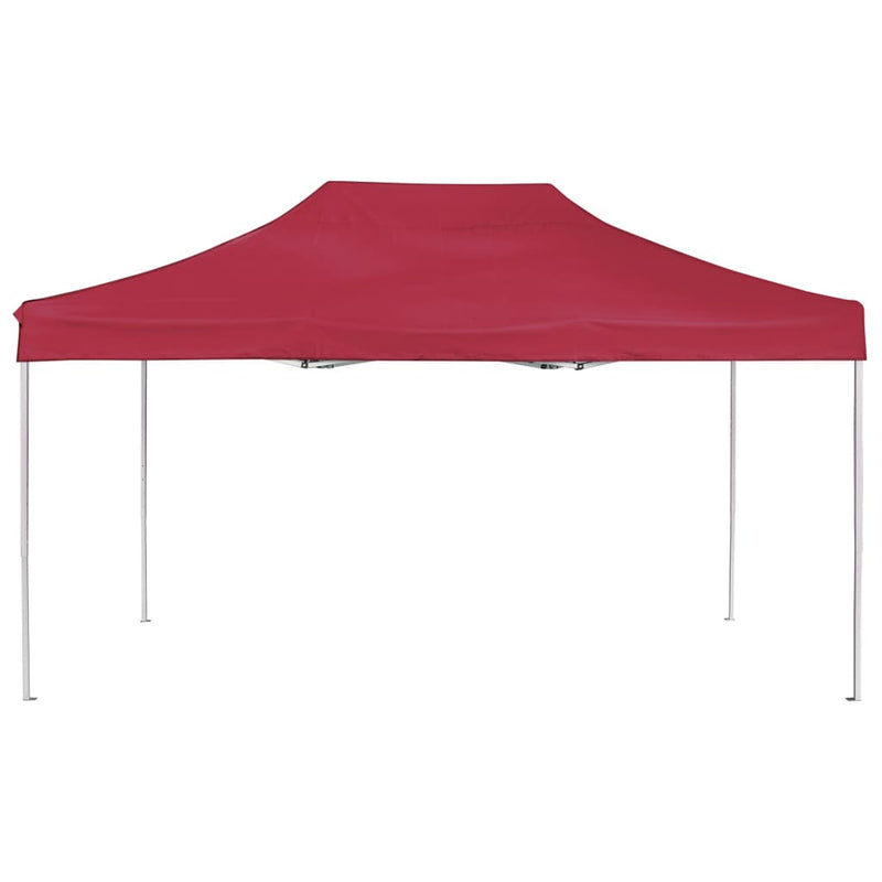 Load image into Gallery viewer, Vidaxl partytent professioneel inklapbaar 4,5x3 m aluminium wijnrood
