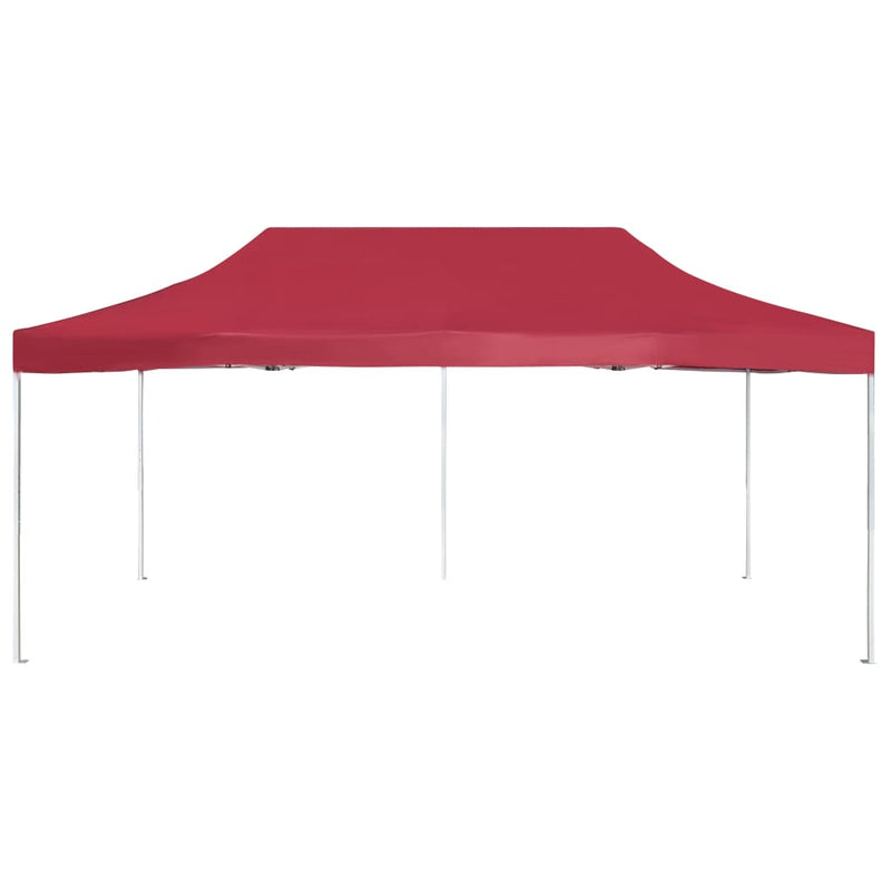 Load image into Gallery viewer, Vidaxl partytent professioneel inklapbaar 6x3 m aluminium wijnrood