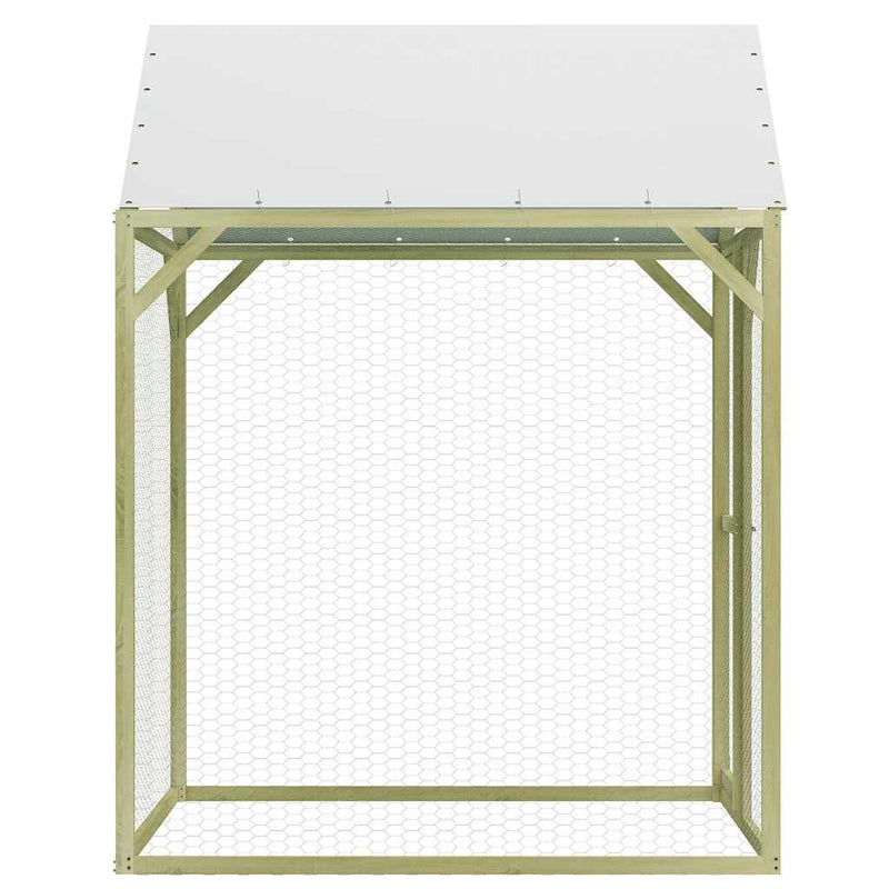 Load image into Gallery viewer, Vidaxl kippenhok 1,5x1,5x2 m staal