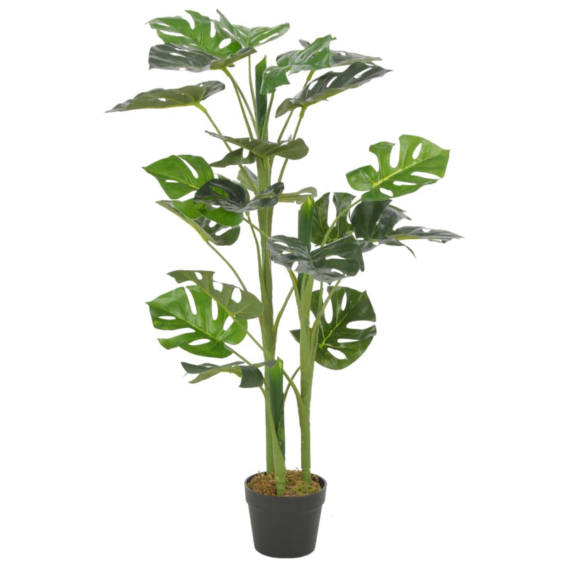 Load image into Gallery viewer, Vidaxl kunstplant met pot monstera 100 cm groen