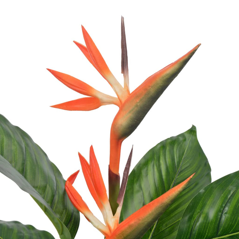 Load image into Gallery viewer, Vidaxl kunstplant met pot strelitzia 100 cm rood