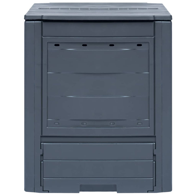 Load image into Gallery viewer, Vidaxl compostbak 260 l 60x60x73cm grijs