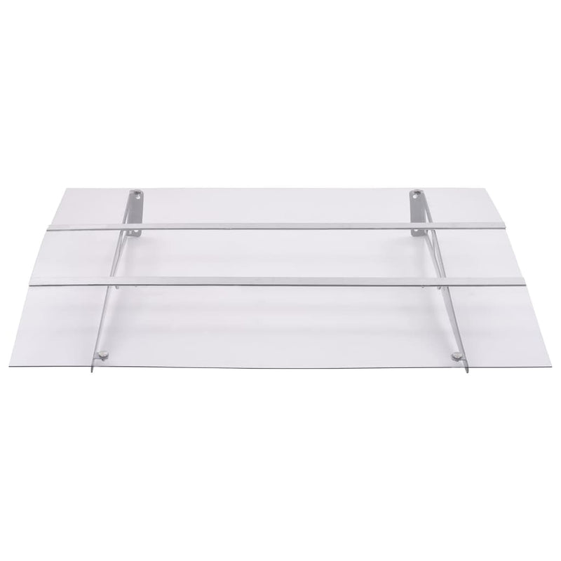 Afbeelding laden in galerijviewer, Vidaxl deurluifel 150x90 cm pet zilverkleurig en transparant