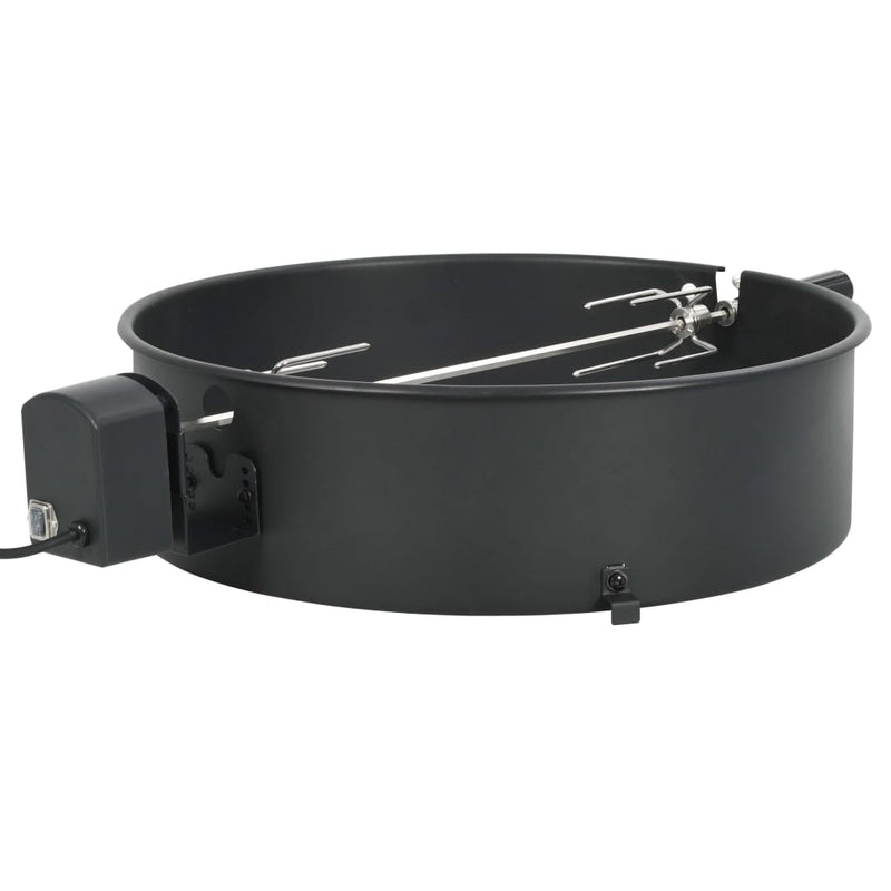 Load image into Gallery viewer, Vidaxl bbq rotisserie ring 57 cm zwart