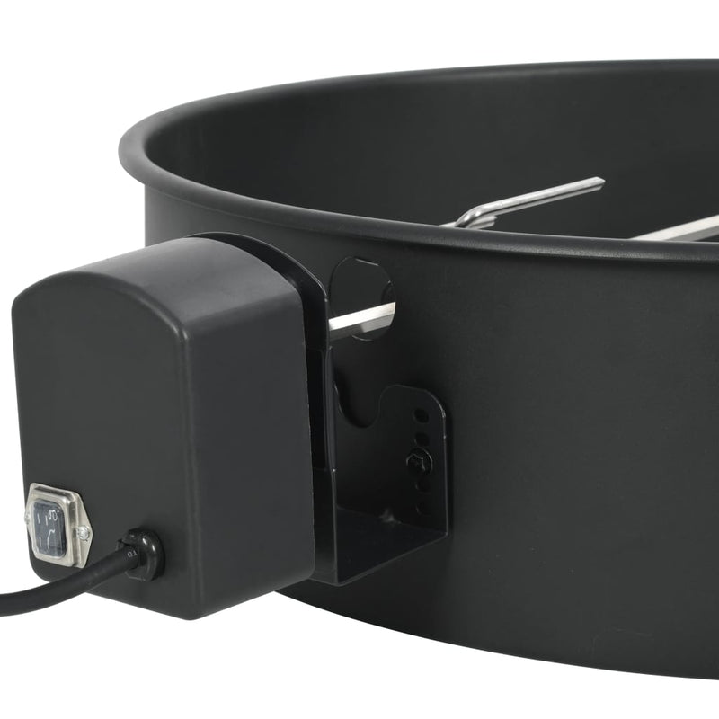 Load image into Gallery viewer, Vidaxl bbq rotisserie ring 57 cm zwart