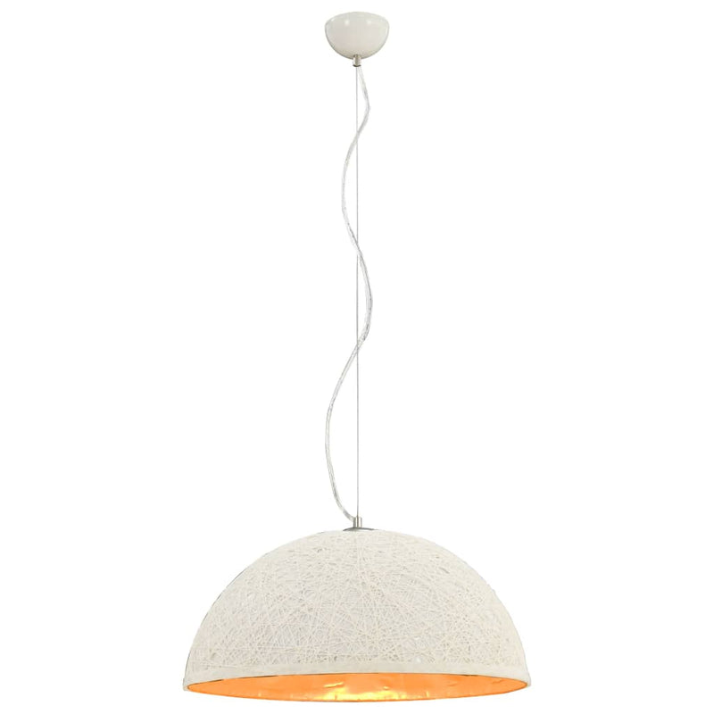 Load image into Gallery viewer, Vidaxl hanglamp e27 ø50 cm wit en goud
