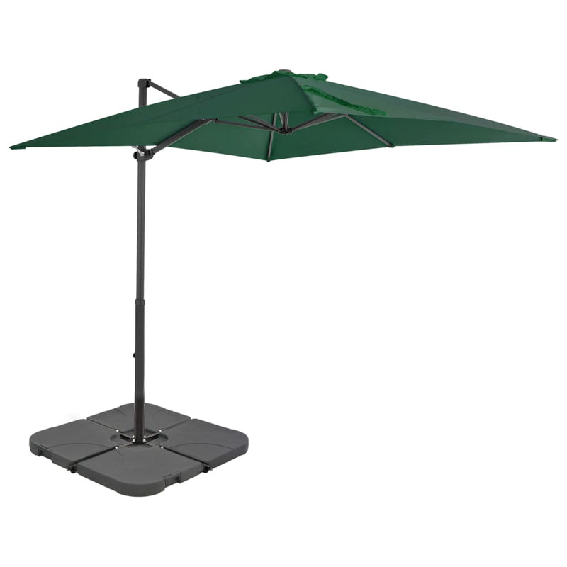 Load image into Gallery viewer, VidaXL Parasol met draagbare voet groen