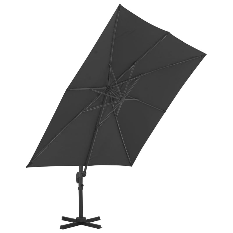 Load image into Gallery viewer, Vidaxl parasol met draagbare voet antracietkleurig