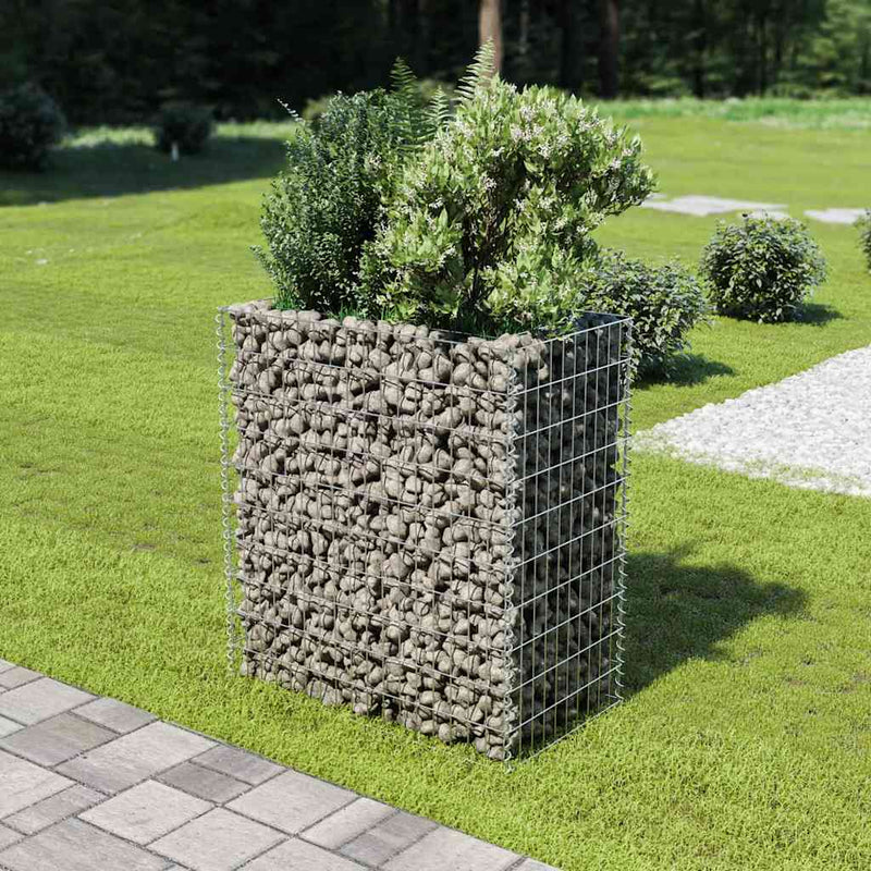 Load image into Gallery viewer, Vidaxl gabion plantenbak verhoogd 90x50x100 cm gegalvaniseerd staal