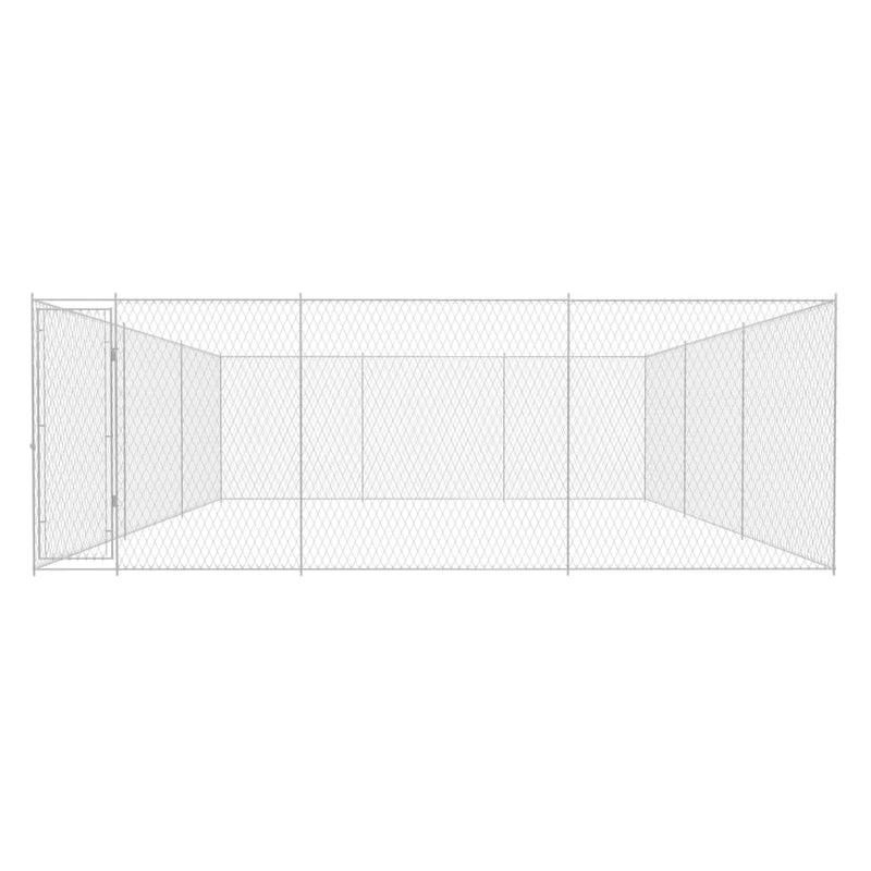 Load image into Gallery viewer, VidaXL Hondenkennel voor buiten 570x570x185 cm gegalvaniseerd staal