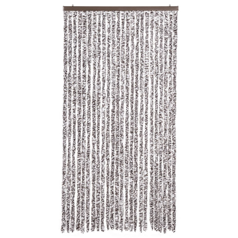 Load image into Gallery viewer, Vidaxl vliegengordijn 100x220 cm chenille bruin en beige