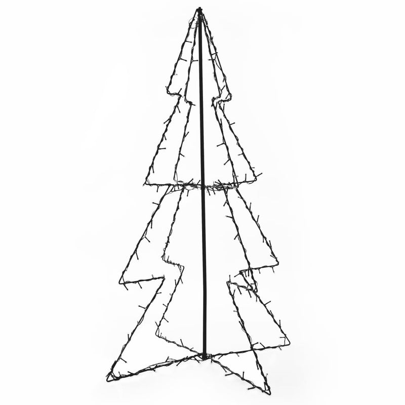 Load image into Gallery viewer, Vidaxl kegelkerstboom 160 led's binnen en buiten 78x120 cm