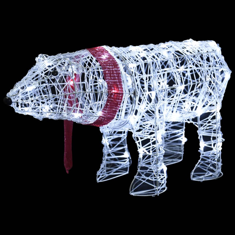 Load image into Gallery viewer, Vidaxl kerstverlichting beer 45 led's 71x20x38 cm acryl