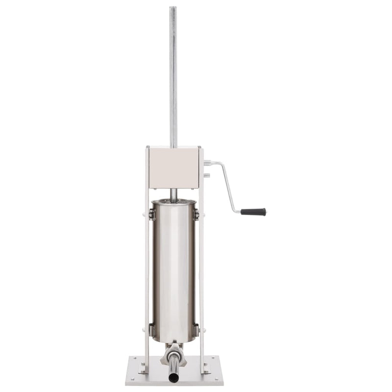 Load image into Gallery viewer, Vidaxl worstenvuller handmatig 7 l roestvrij staal zilverkleurig