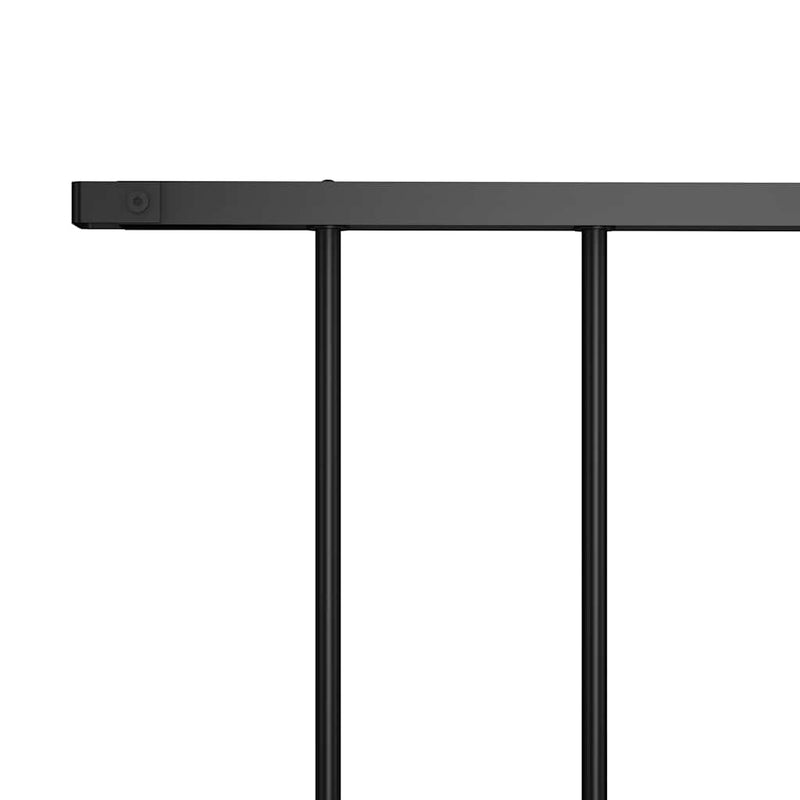 Load image into Gallery viewer, Vidaxl hekpaneel 1,7x1,25 m gepoedercoat staal zwart