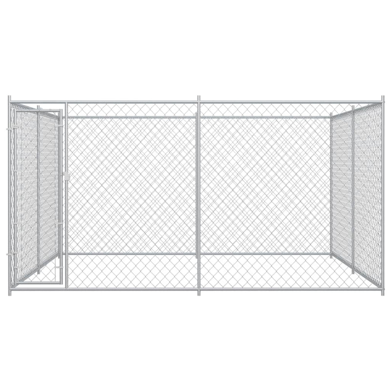 Load image into Gallery viewer, VidaXL Hondenkennel voor buiten 383x383x185 cm