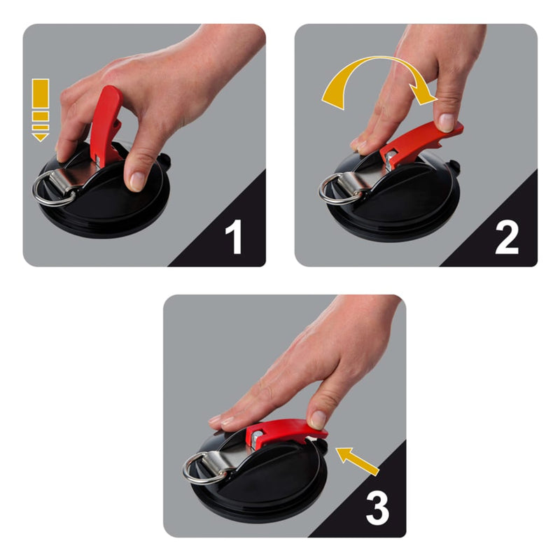 Load image into Gallery viewer, ProPlus 2 st Zuignapbevestigingen met ringen en 4 S-haken