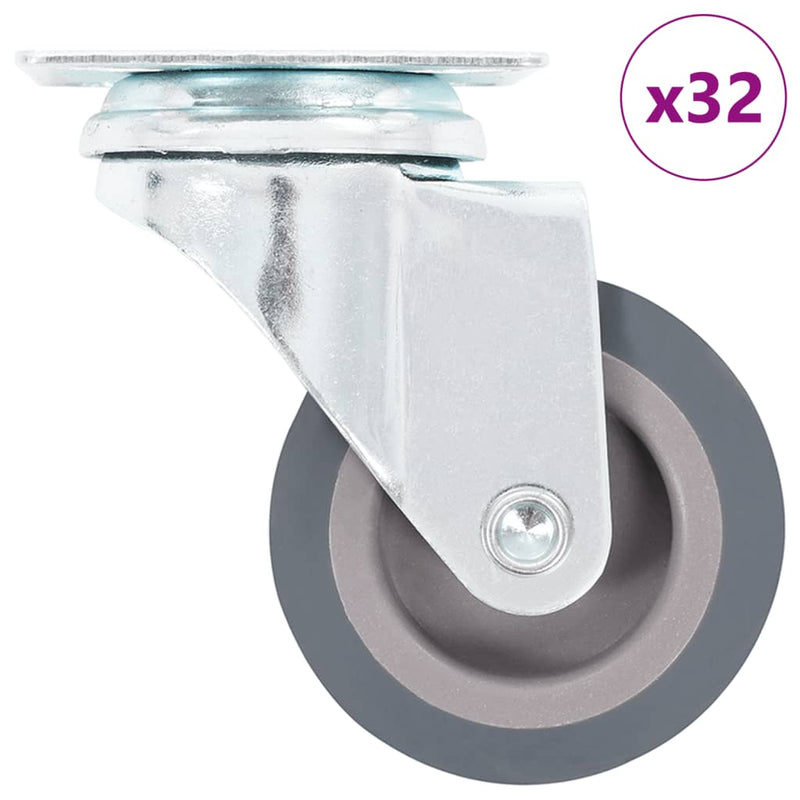 Afbeelding laden in galerijviewer, Vidaxl 32 st zwenkwielen 50 mm