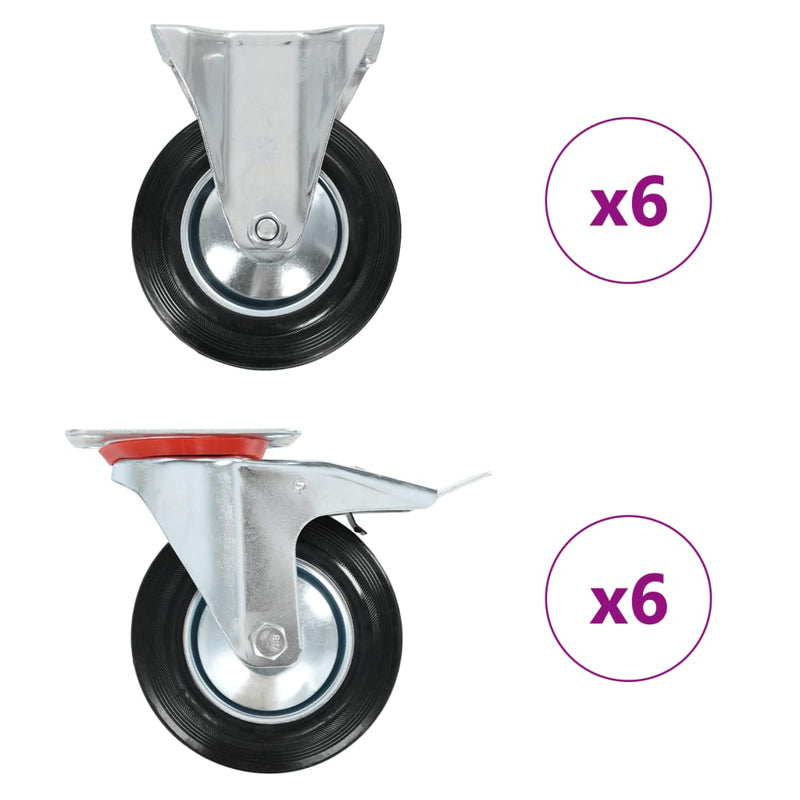 Load image into Gallery viewer, Vidaxl 12 st wielen 160 mm