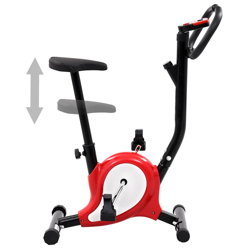 Load image into Gallery viewer, Vidaxl hometrainer met bandweerstand rood
