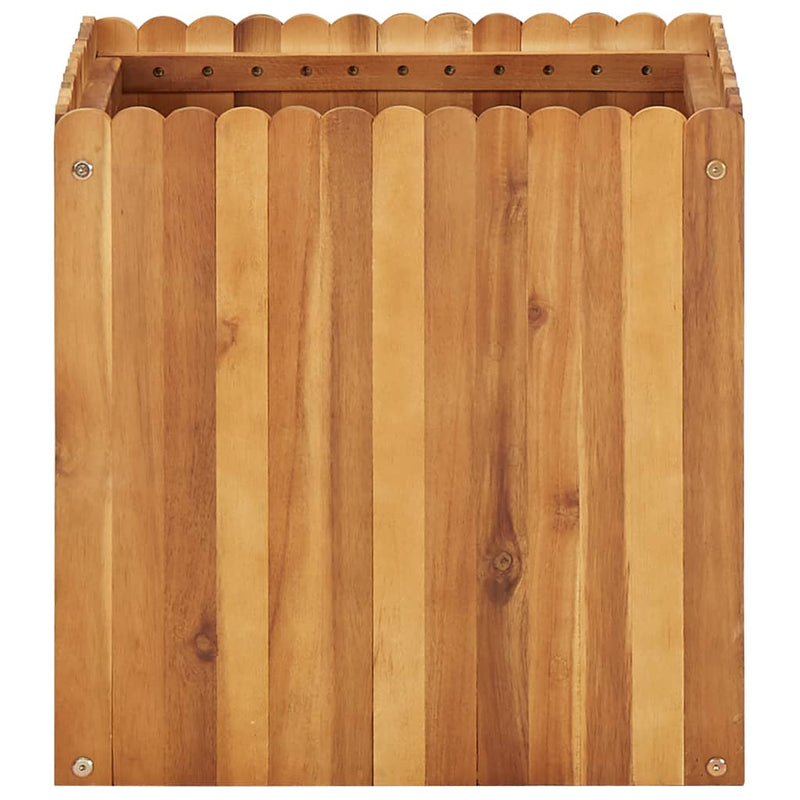 Afbeelding laden in galerijviewer, Vidaxl plantenbak verhoogd 50x50x50 cm massief acaciahout