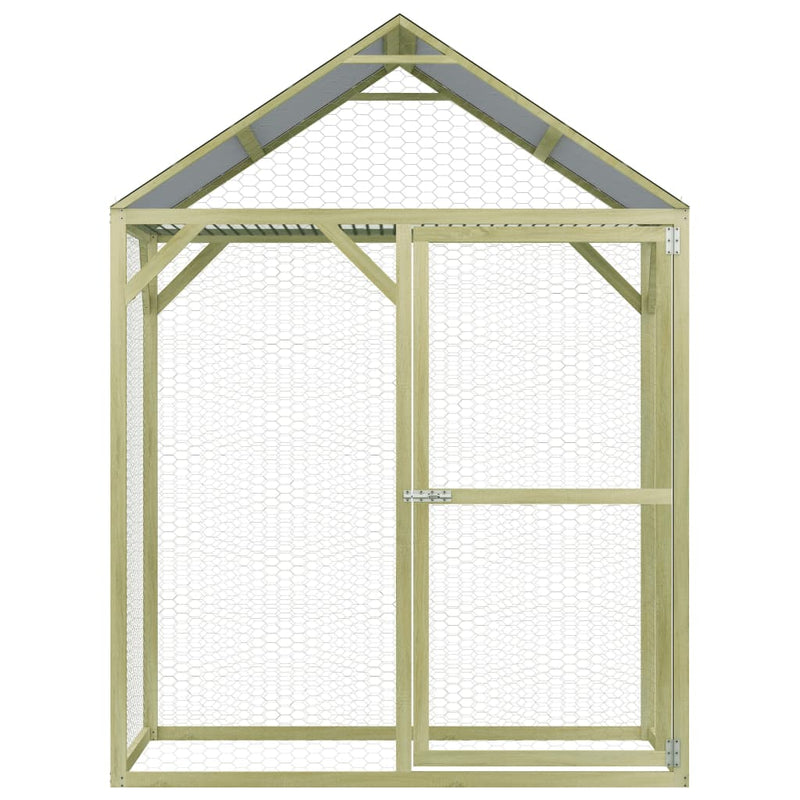 Load image into Gallery viewer, VidaXL Kippenhok 1,5x1,5x2 m geïmpregneerd grenenhout