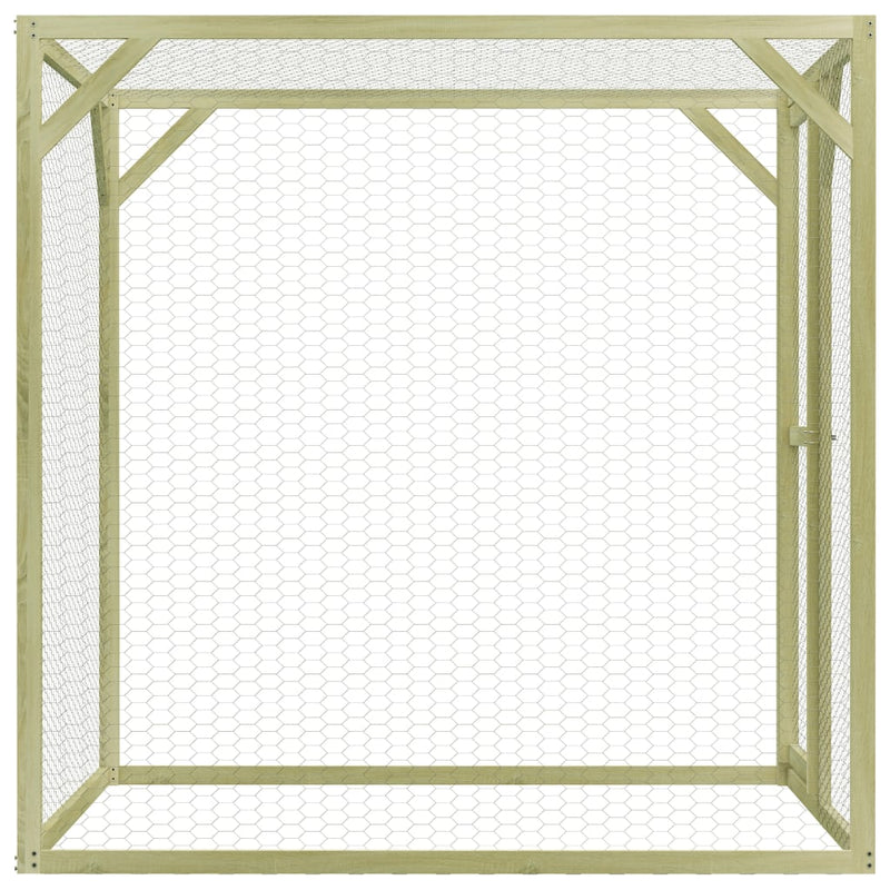 Load image into Gallery viewer, VidaXL Kippenhok 1,5x1,5x1,5 m geïmpregneerd grenenhout