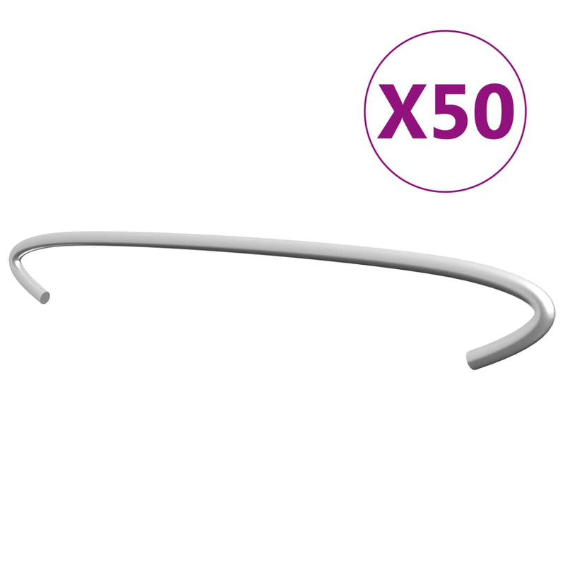 Load image into Gallery viewer, Vidaxl gabionhaken 50 st 40 cm gegalvaniseerd staal