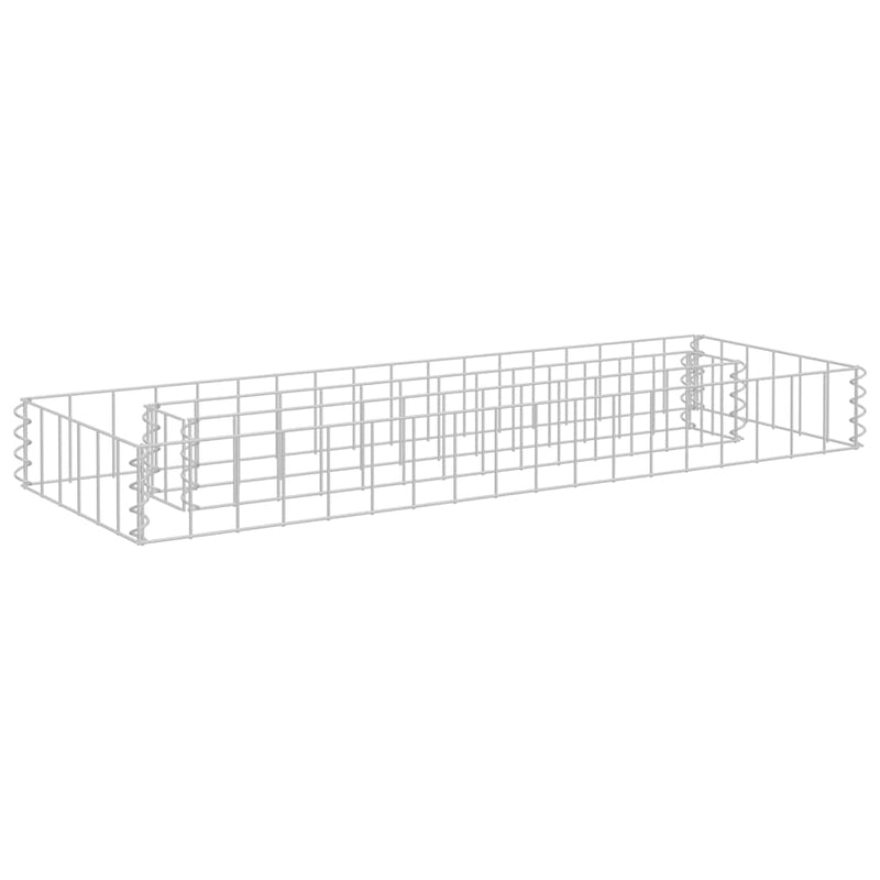 Load image into Gallery viewer, Vidaxl gabion plantenbak verhoogd 90x30x10 cm gegalvaniseerd staal