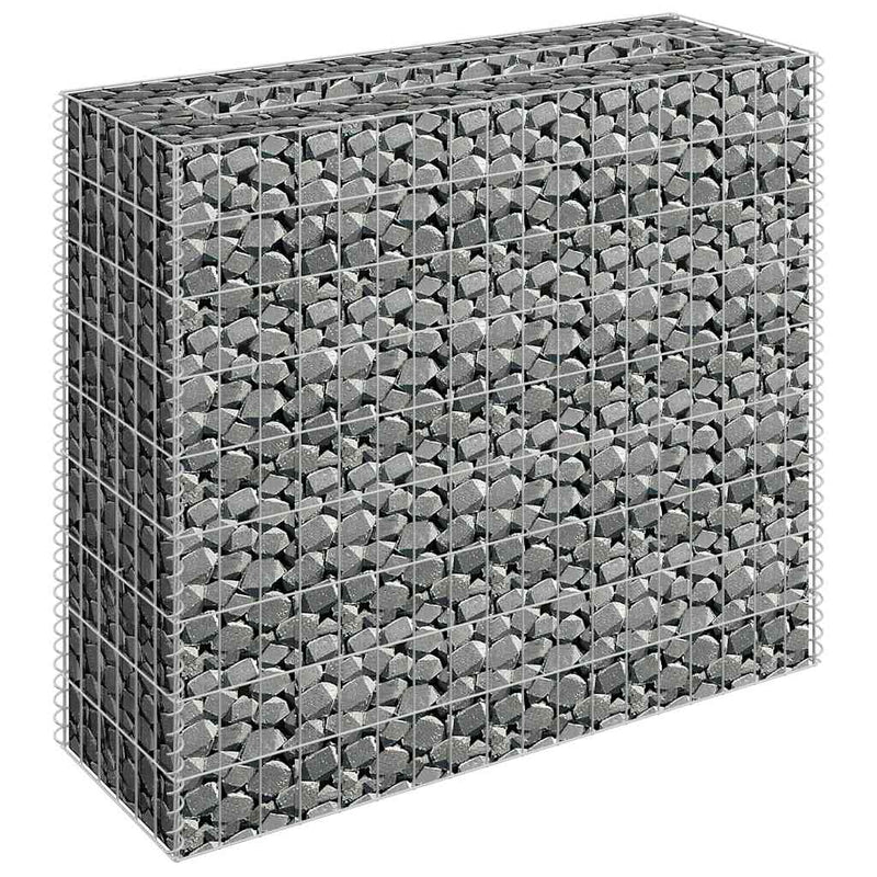Load image into Gallery viewer, Vidaxl gabion plantenbak verhoogd 90x30x90 cm gegalvaniseerd staal