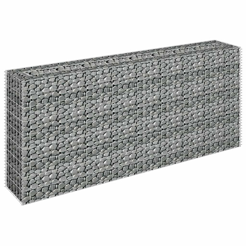 Load image into Gallery viewer, VidaXL Gabion plantenbak verhoogd 180x30x90 cm gegalvaniseerd staal