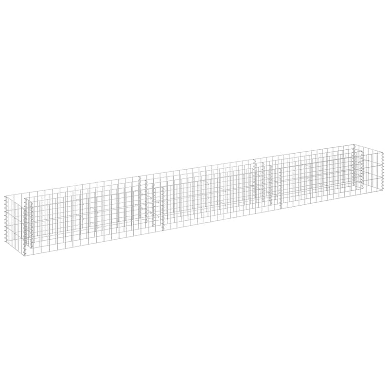 Load image into Gallery viewer, Vidaxl gabion plantenbak verhoogd 270x30x30 cm gegalvaniseerd staal