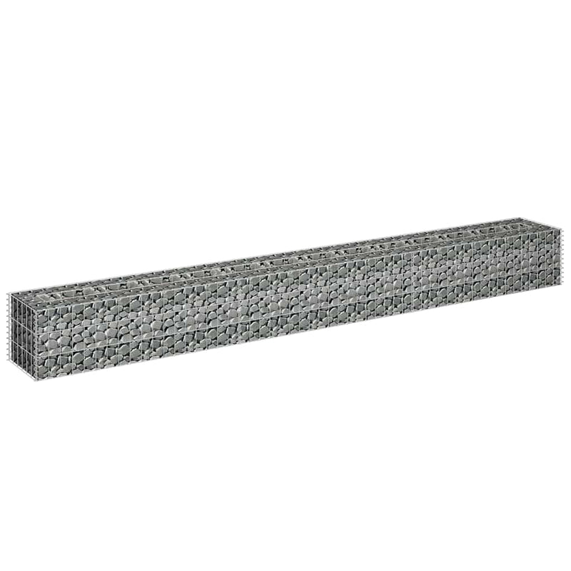 Load image into Gallery viewer, Vidaxl gabion plantenbak verhoogd 270x30x30 cm gegalvaniseerd staal