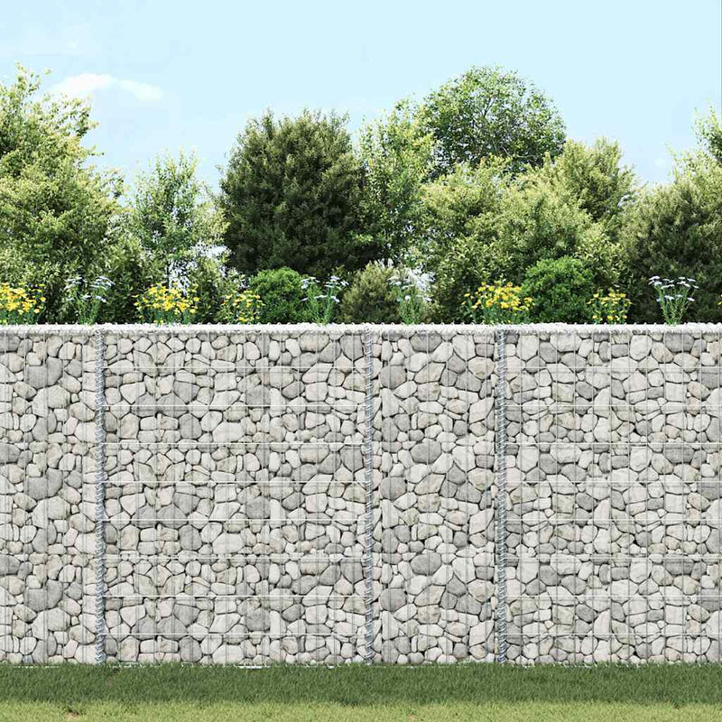 Load image into Gallery viewer, Vidaxl gabion plantenbak trapezium 80x20x100 cm gegalvaniseerd staal