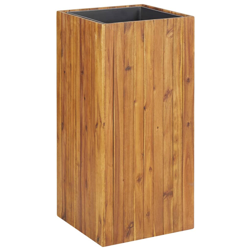 Load image into Gallery viewer, Vidaxl plantenbak verhoogd 43,5x43,5x90 cm massief acaciahout
