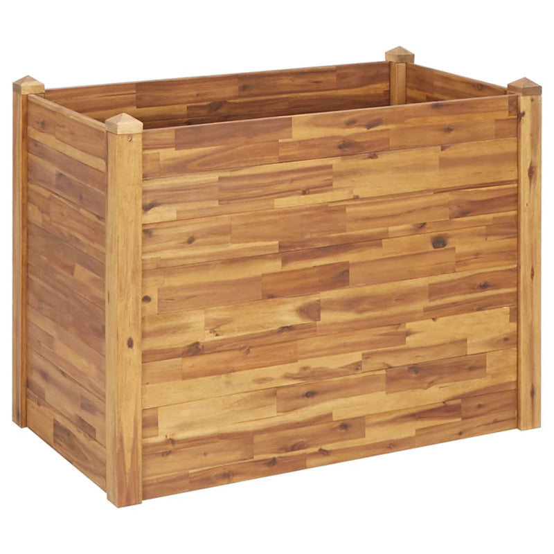 Load image into Gallery viewer, Vidaxl plantenbak verhoogd 110x60x84 cm massief acaciahout