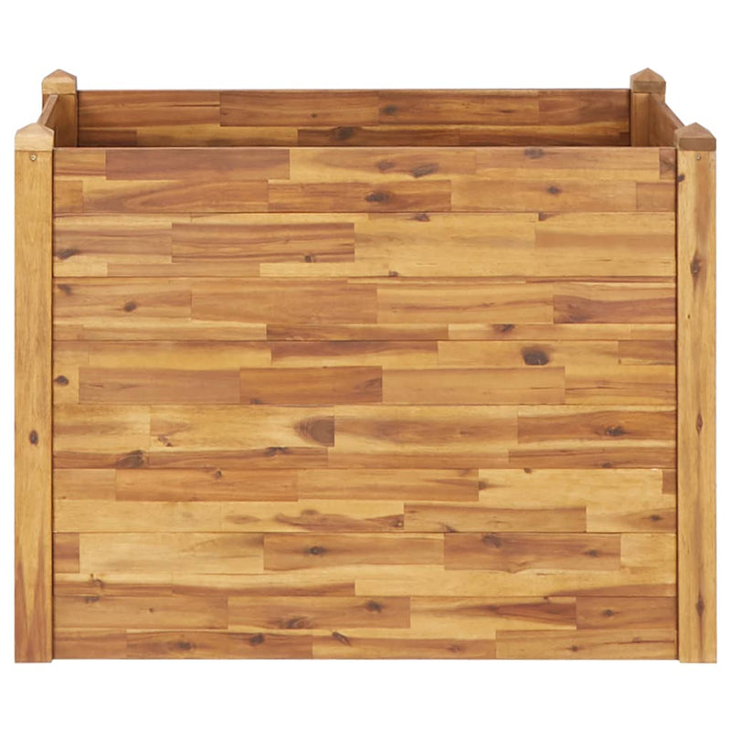 Load image into Gallery viewer, Vidaxl plantenbak verhoogd 110x60x84 cm massief acaciahout