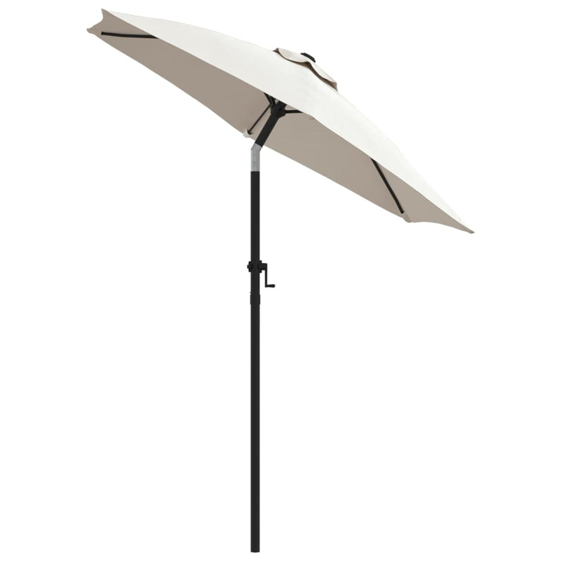 Load image into Gallery viewer, Vidaxl parasol 200x224 cm aluminium zandwit