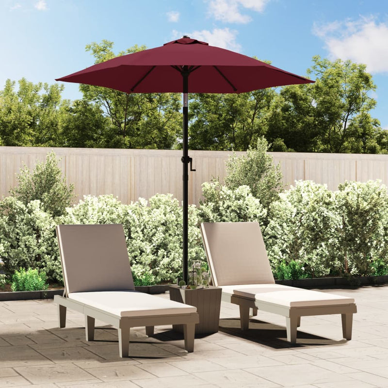 Load image into Gallery viewer, Vidaxl parasol 200x224 cm aluminium bordeauxrood