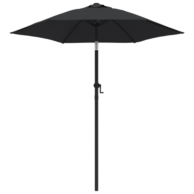Load image into Gallery viewer, Vidaxl parasol 200x224 cm aluminium zwart