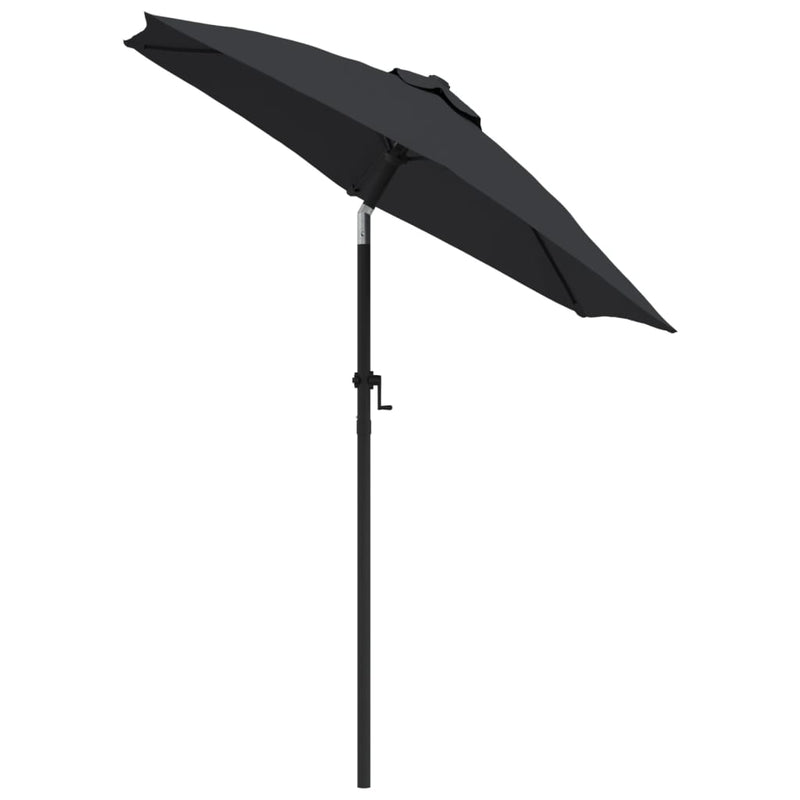 Load image into Gallery viewer, Vidaxl parasol 200x224 cm aluminium zwart