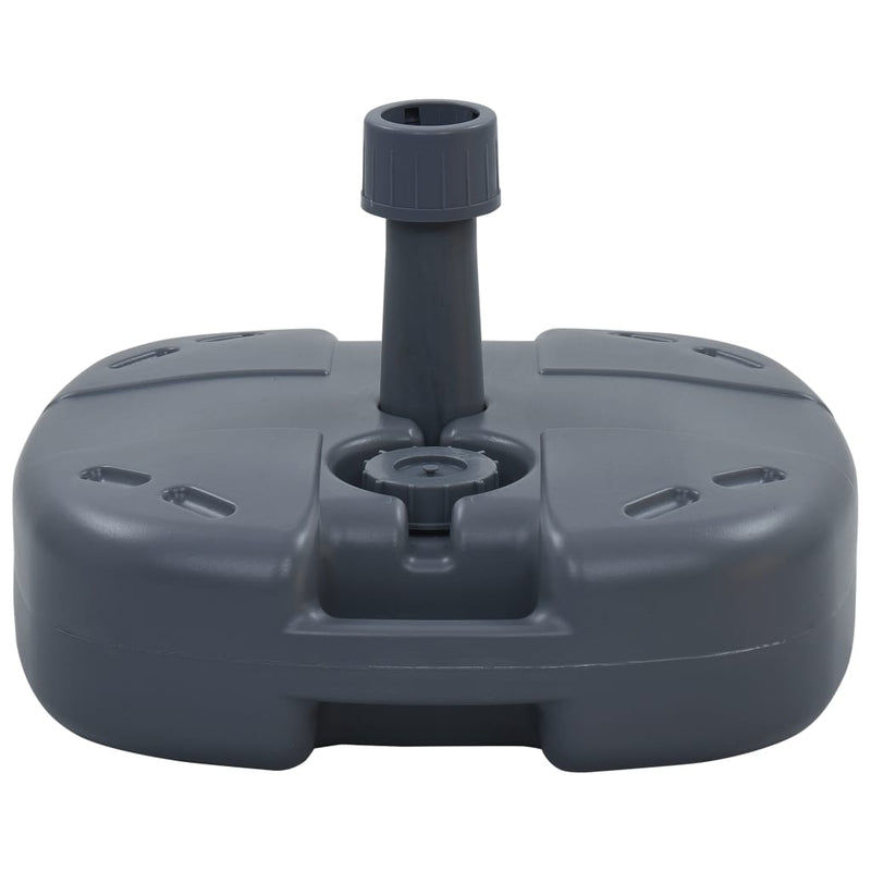 Load image into Gallery viewer, Vidaxl parasolvoet draagbaar gevuld met zand water grijs